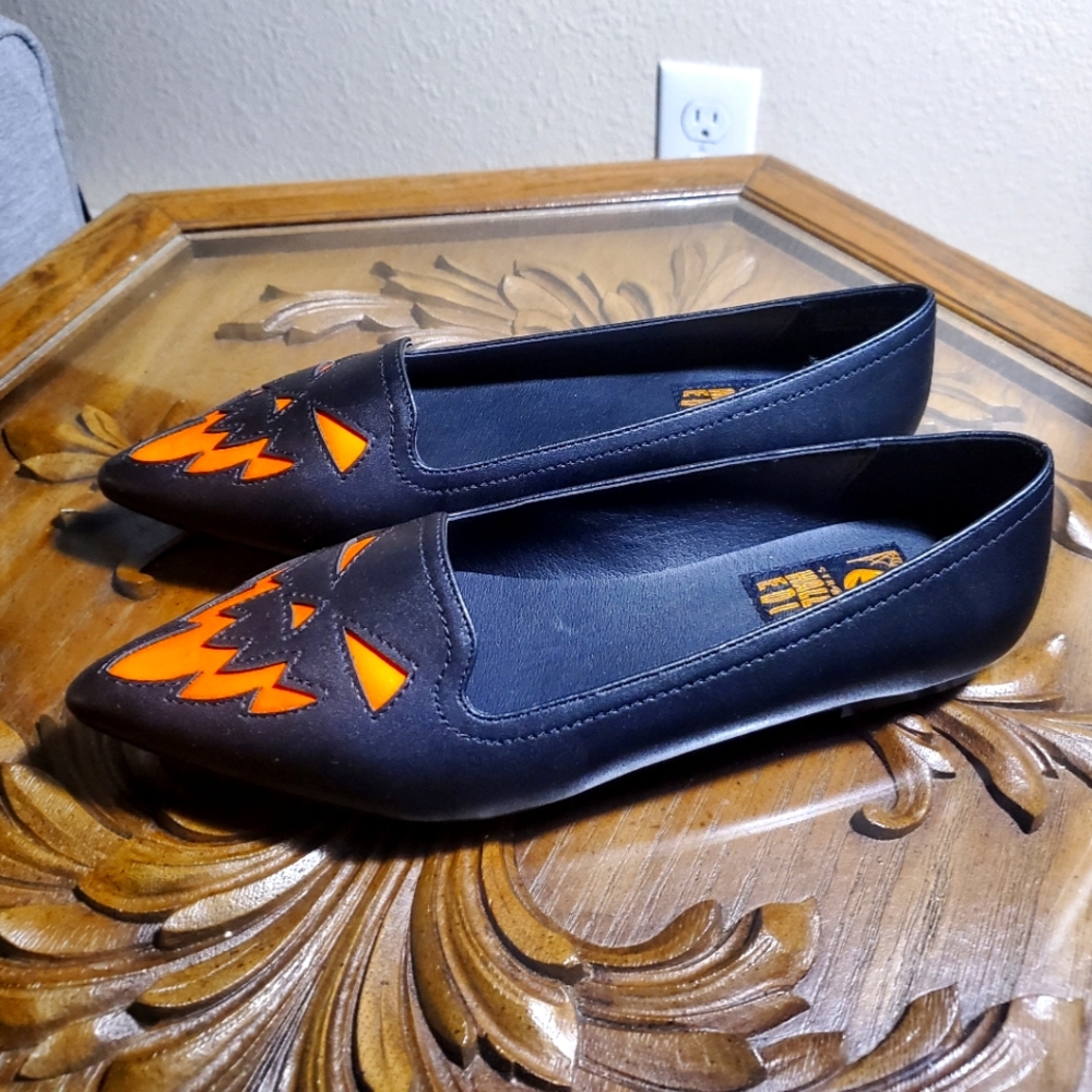 Strange Cvlt Pumpkin Halloween Flats